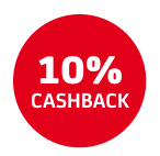 zece la suta cashback